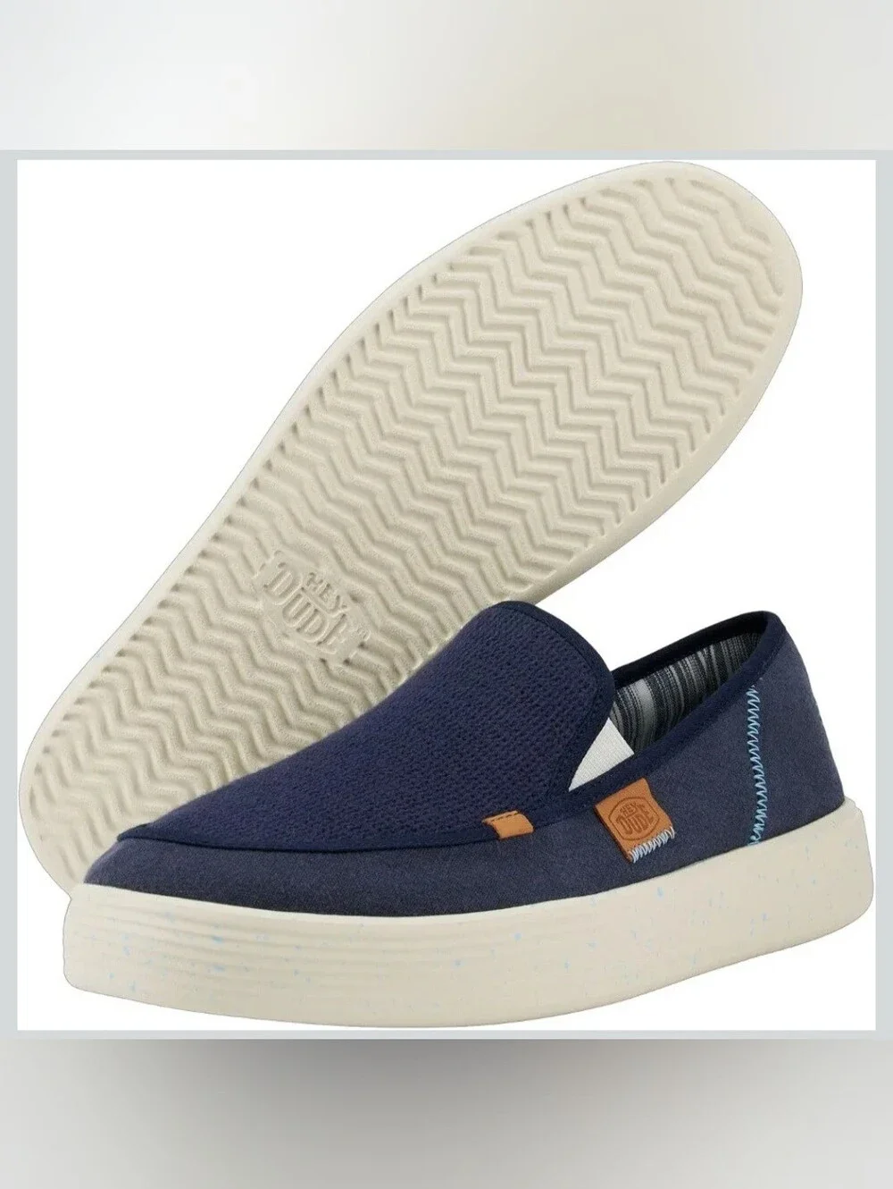 HEYDUDE Men's Sunapee Coastline Shoes. New In Box. Never Worn.